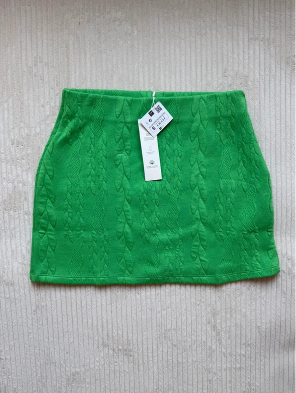 Zara Women’s Cable Knit Textured Miniskirt